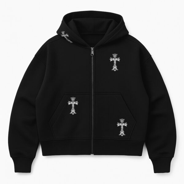 BOX ZIP HOODIE - crosszzes
